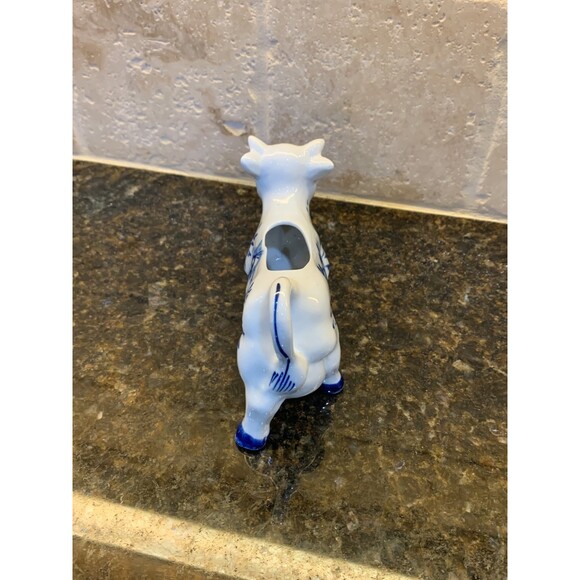 Vintage Handpainted Holland Windmill 1960’s Delft Cow Creamer - EUC - Picture 4 of 9